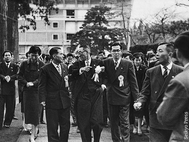 Daisaku Ikeda e Josei Toda, marzo 1958