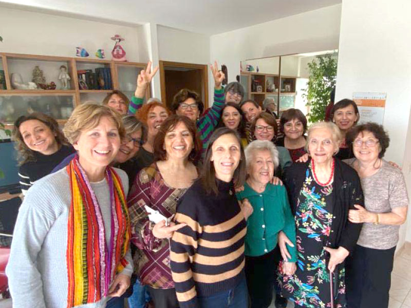 Un gruppo di donne di un capitolo nella regione Lombardia Nord